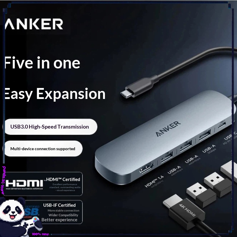 Multi Port Usb Hub - Anker USB-C 5'i 1 Arada Çoklu