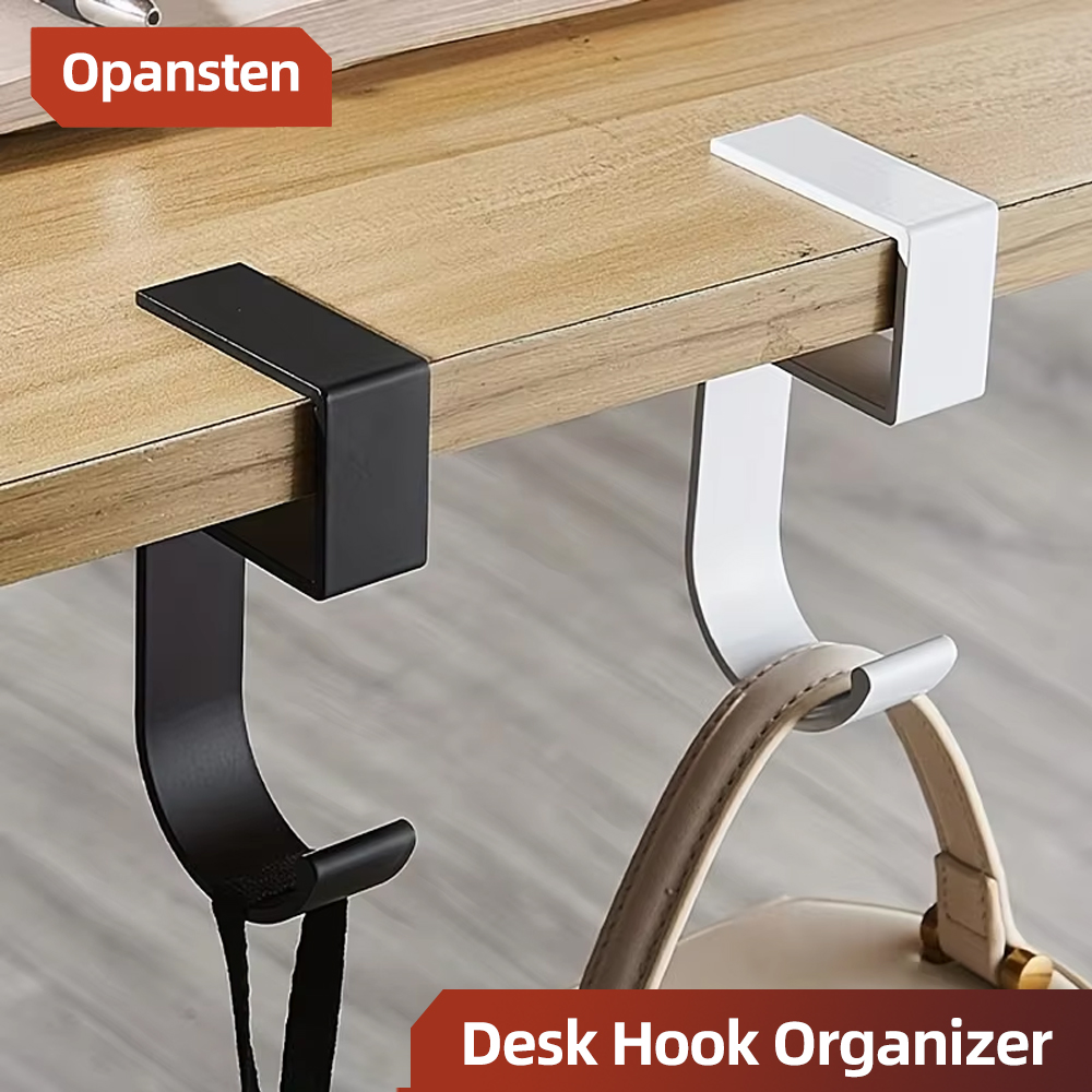 Tech For Office - Alüminyum Masa Kancası Organizatör Kaymaz Tasarım