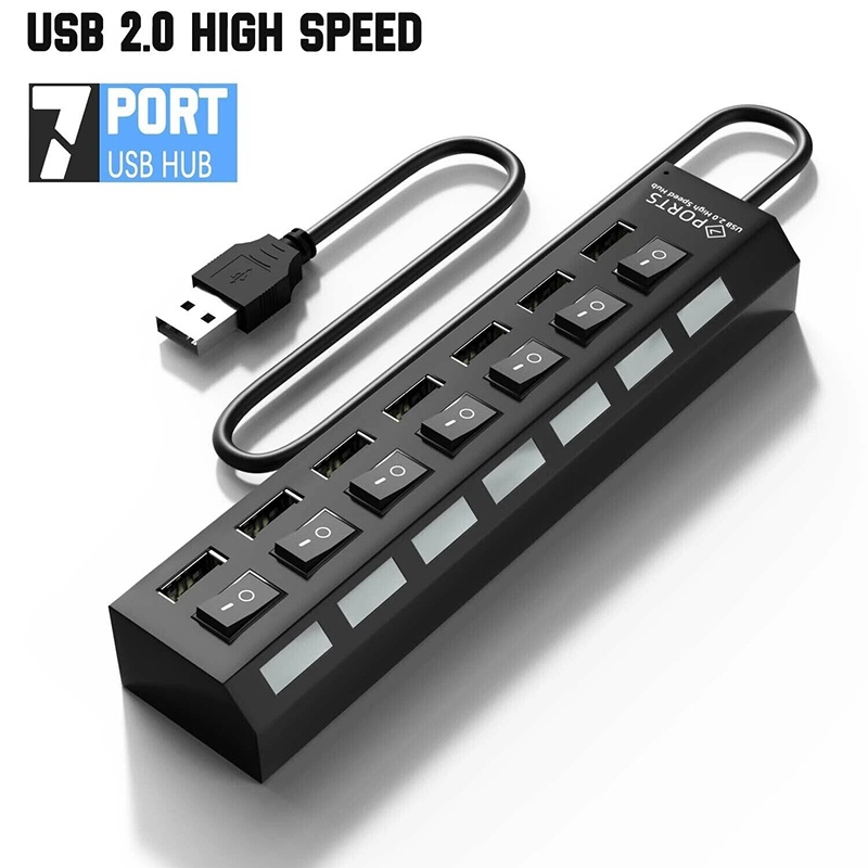 Multi Port Usb Hub - 7'si 1 Arada USB 3.0 Hub