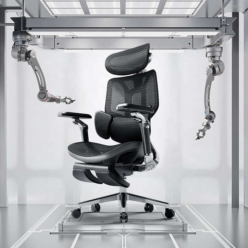 Office Tech Chair - Lüks, Yüksek Teknolojili, Ergonomik Fileli Ofis