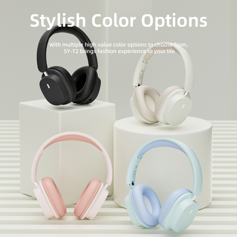 Office Work Tech - SY-T2 Kablosuz Bluetooth Kulaklık Mikrofonlu 9D