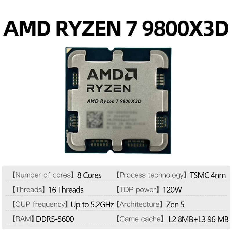 AMD Ryzen 7 9800X3D R7 9800X3D - Amd Cpu Ryzen 7 incelemesi ve fiyatı