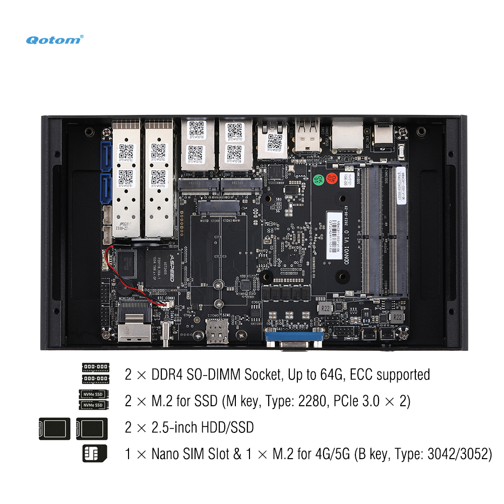 Mini PC Q20300G9 Atom C3000 İş - Thin Client Mini Pc incelemesi ve fiyatı